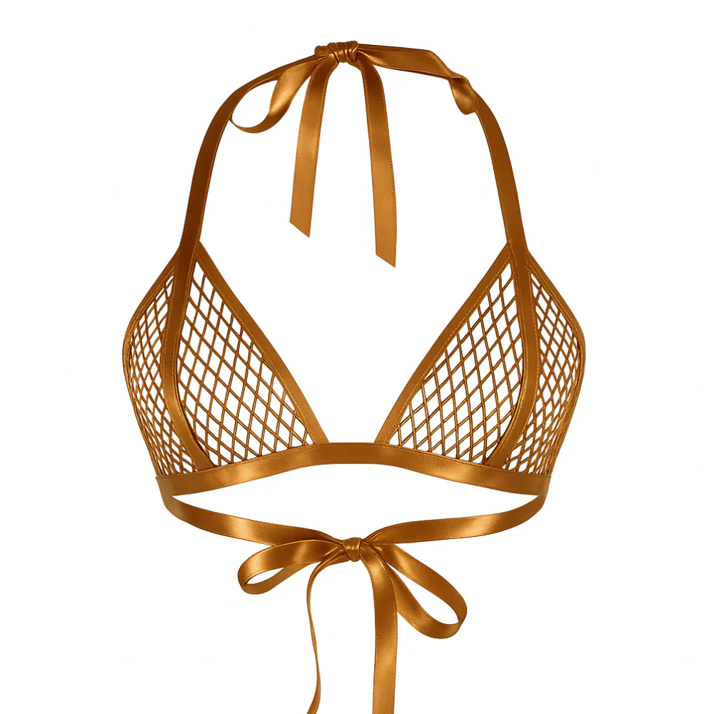 Fishnet Bikini Top READY TO SHIP
