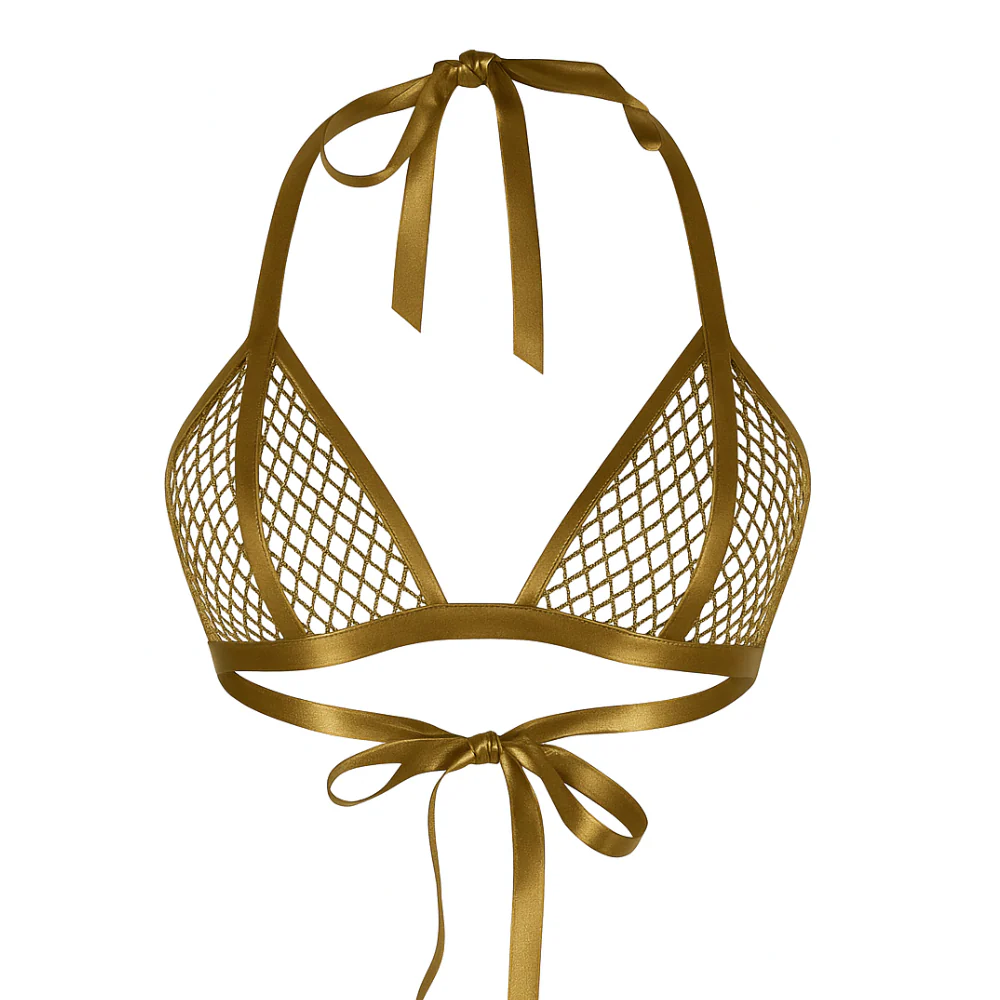 Fishnet Bikini Top READY TO SHIP
