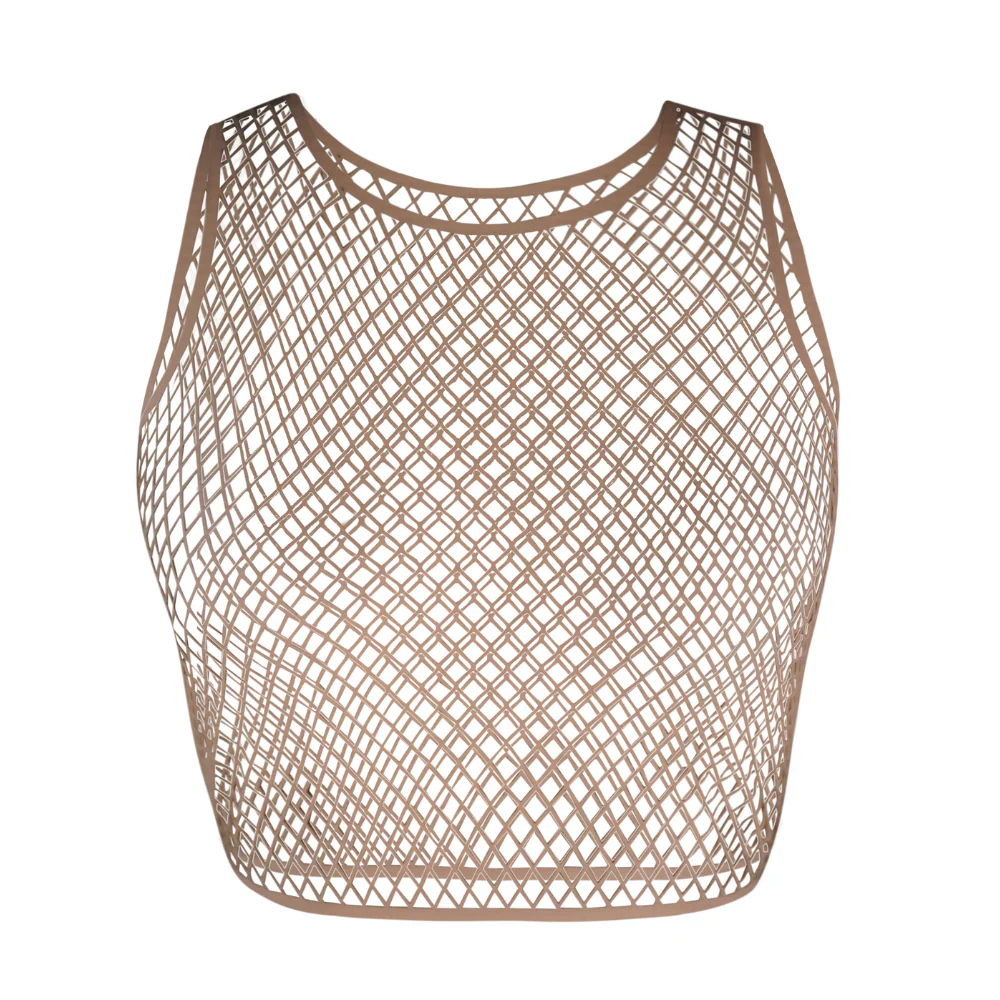 Fishnet Crop Top READY TO SHIP