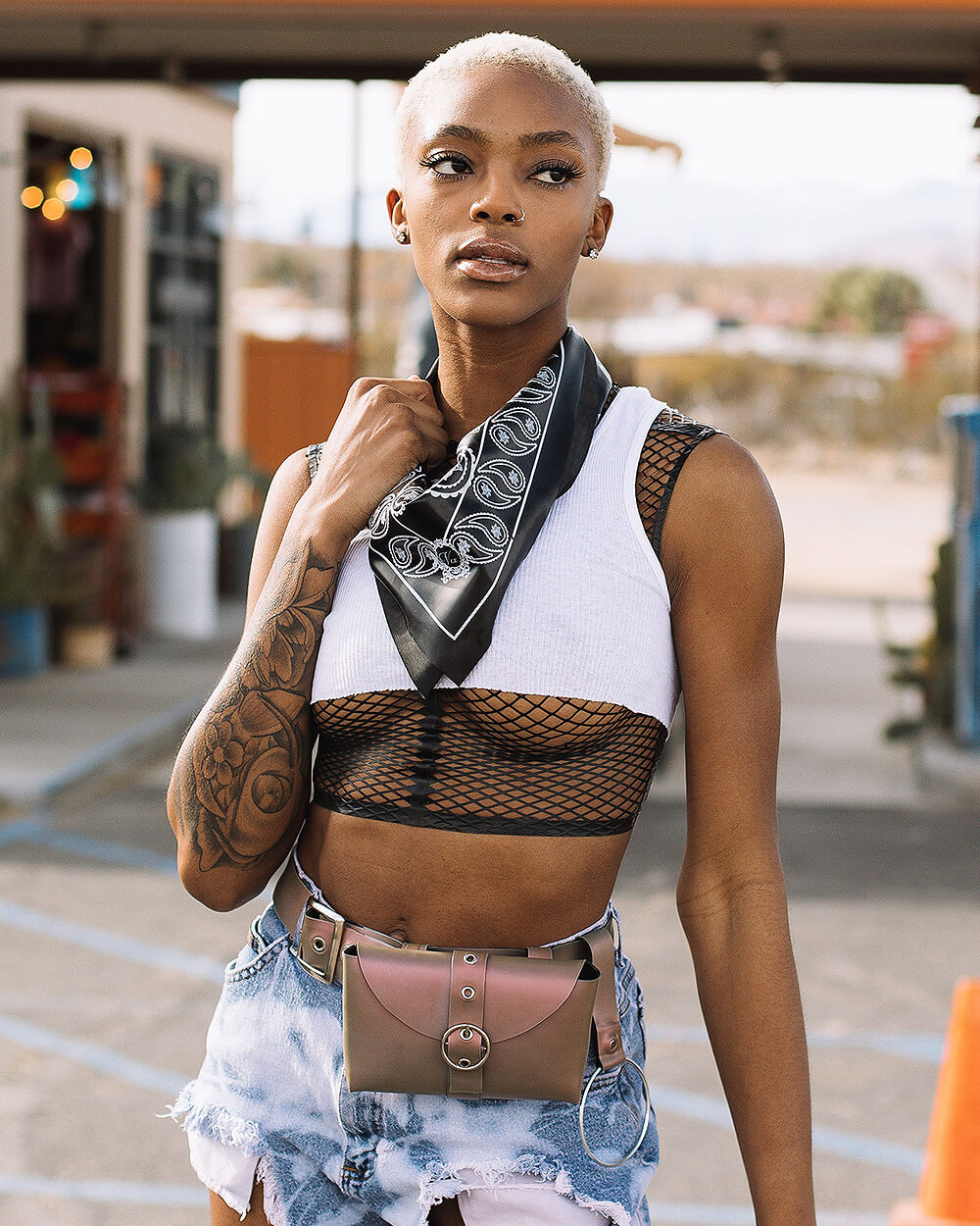Fishnet Crop Top - Image 6