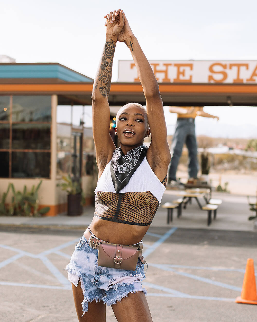 Fishnet Crop Top - Image 7