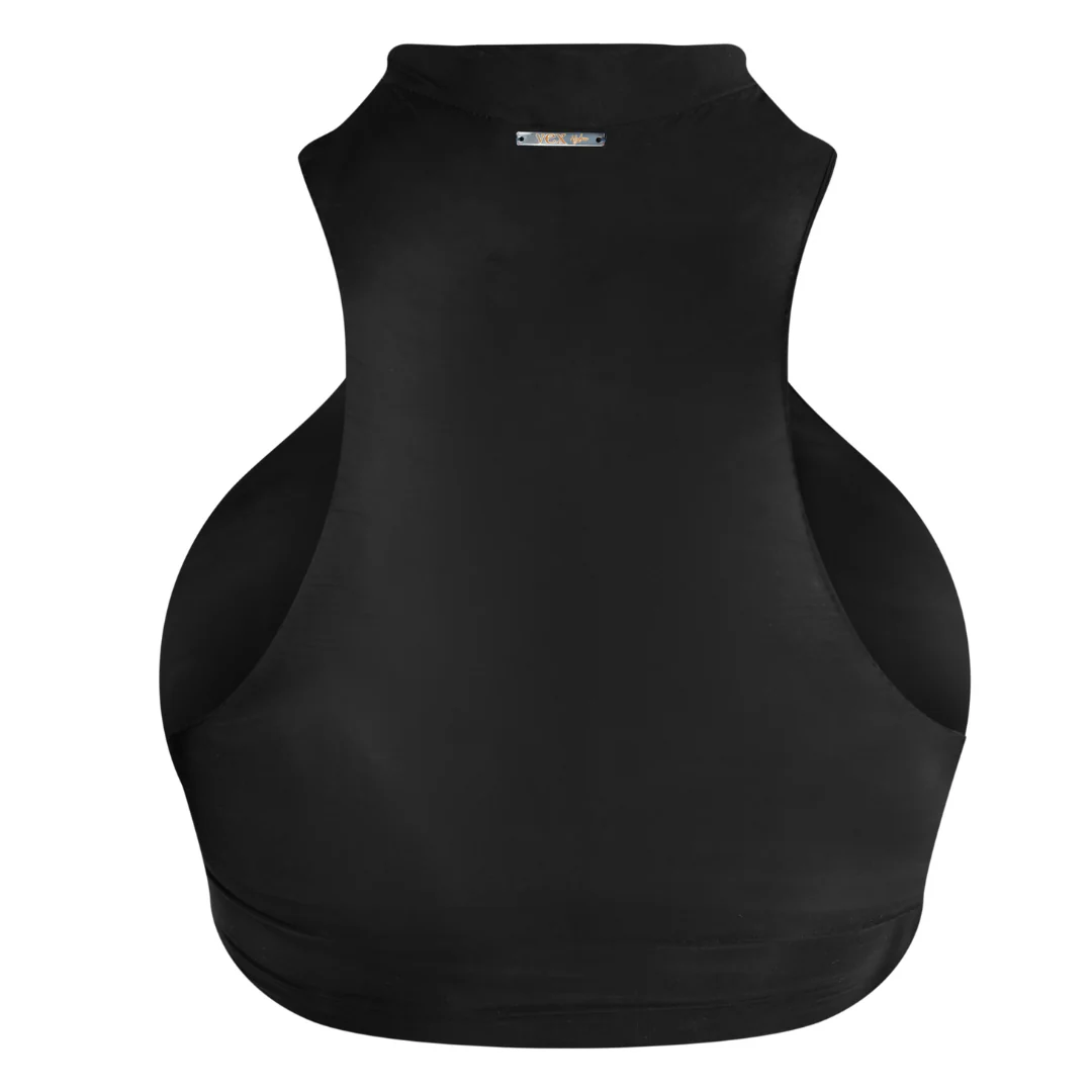 Halo Crop Top - VEX Nylon Edition - READY TO SHIP - Image 3