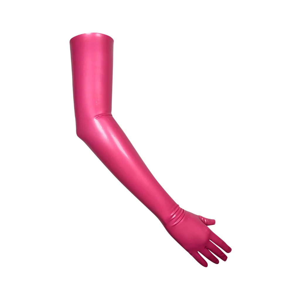 Handmade Long Latex Gloves READY TO SHIP - Image 4