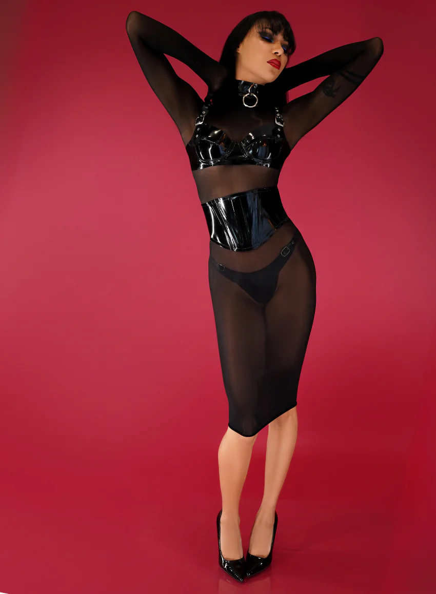 Silhouette Dress – VEX Nylon Edition - READY TO SHIP - Image 11