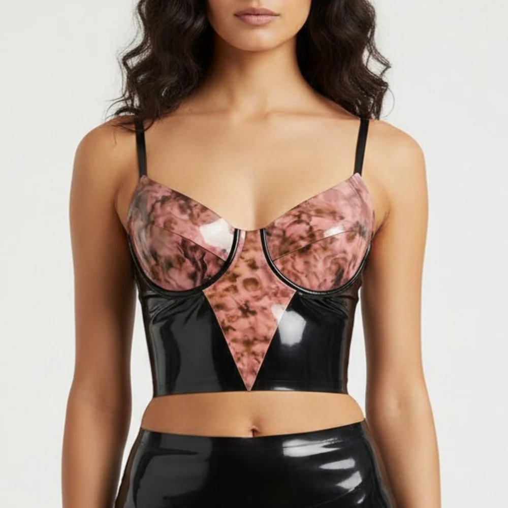 Print Marble Bustier READY TO SHIP - Image 2