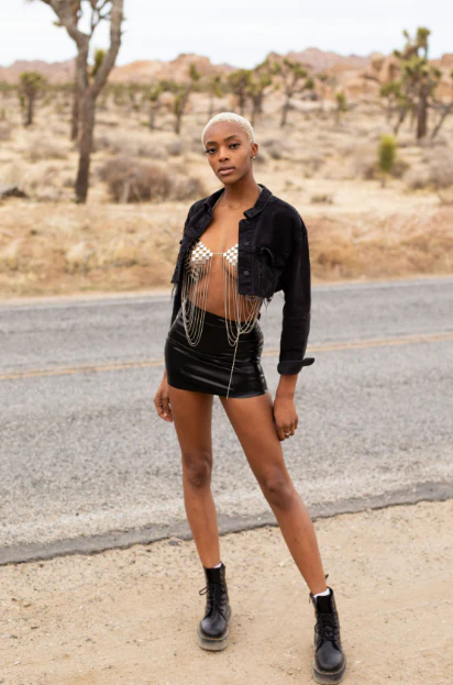 Peekaboo Mini Skirt - Image 2