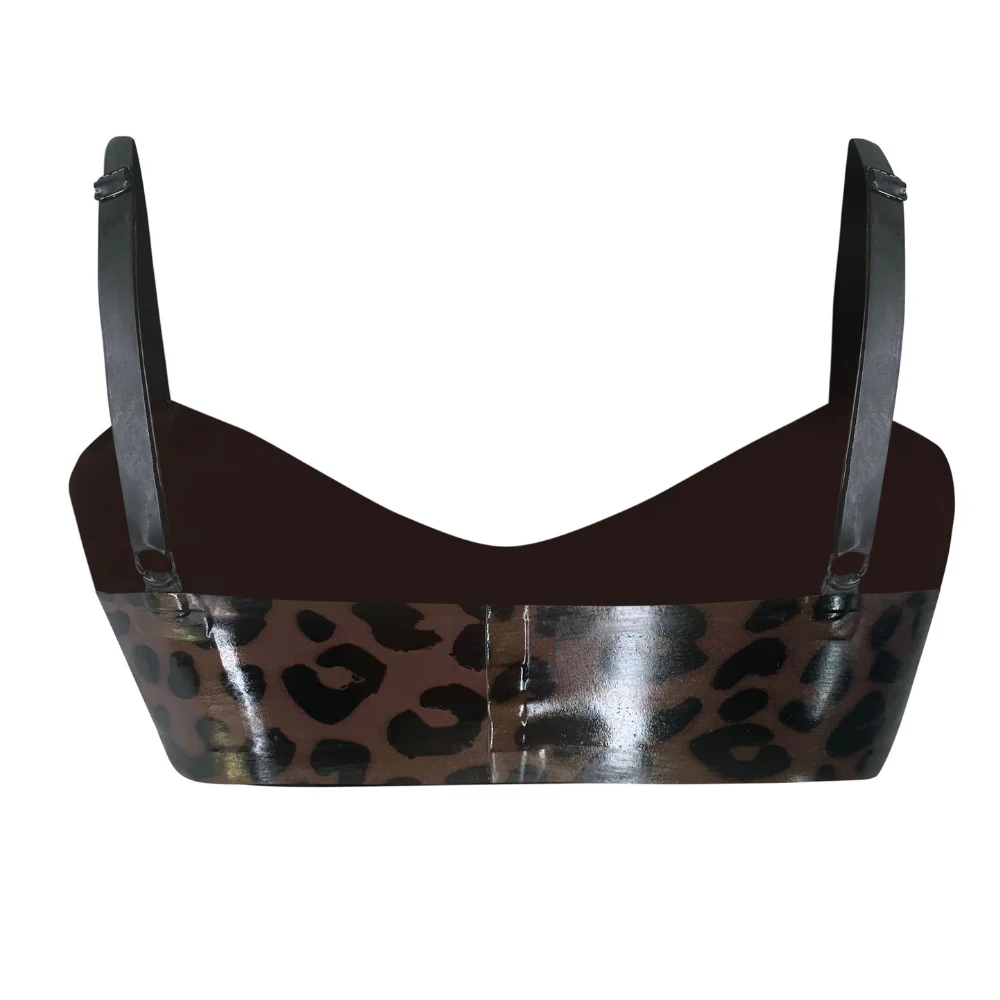 Print Touch Me Bralette Red Snake READY TO SHIP - Image 8