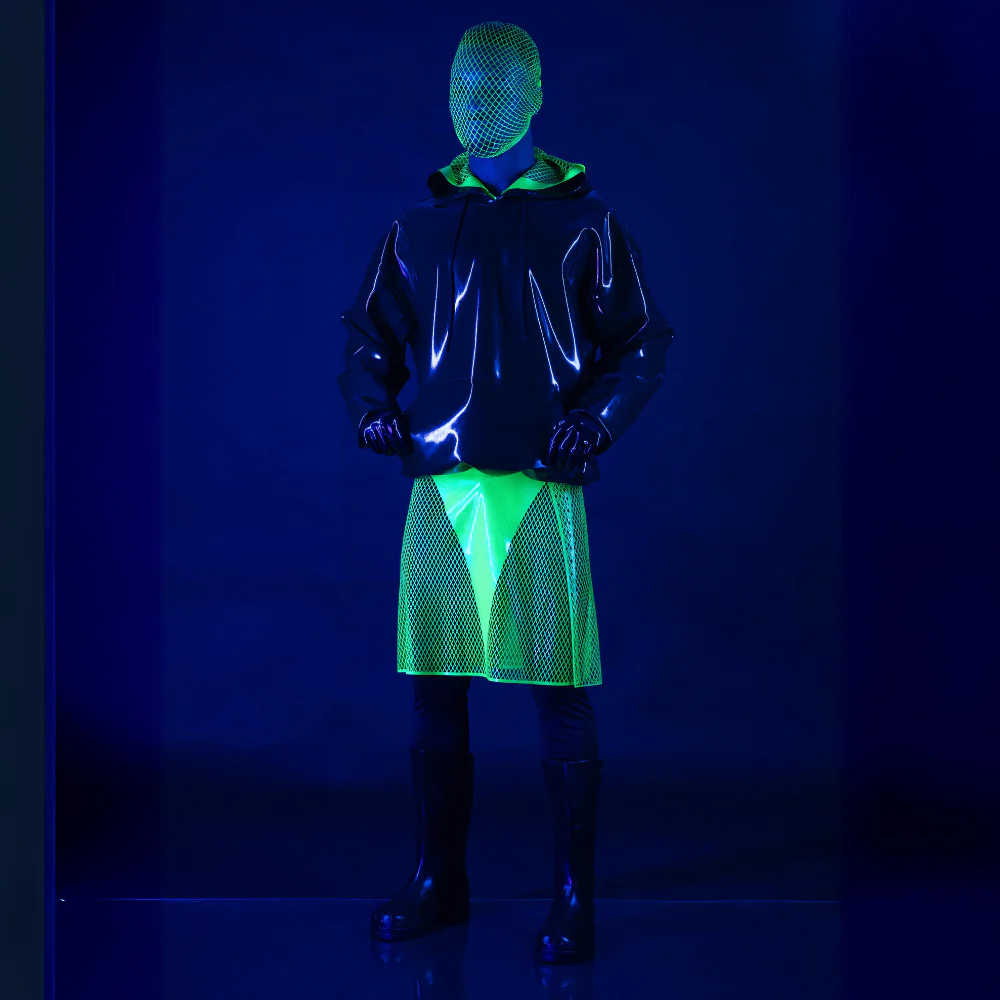 Saturn Fishnet Hoodie - Image 5