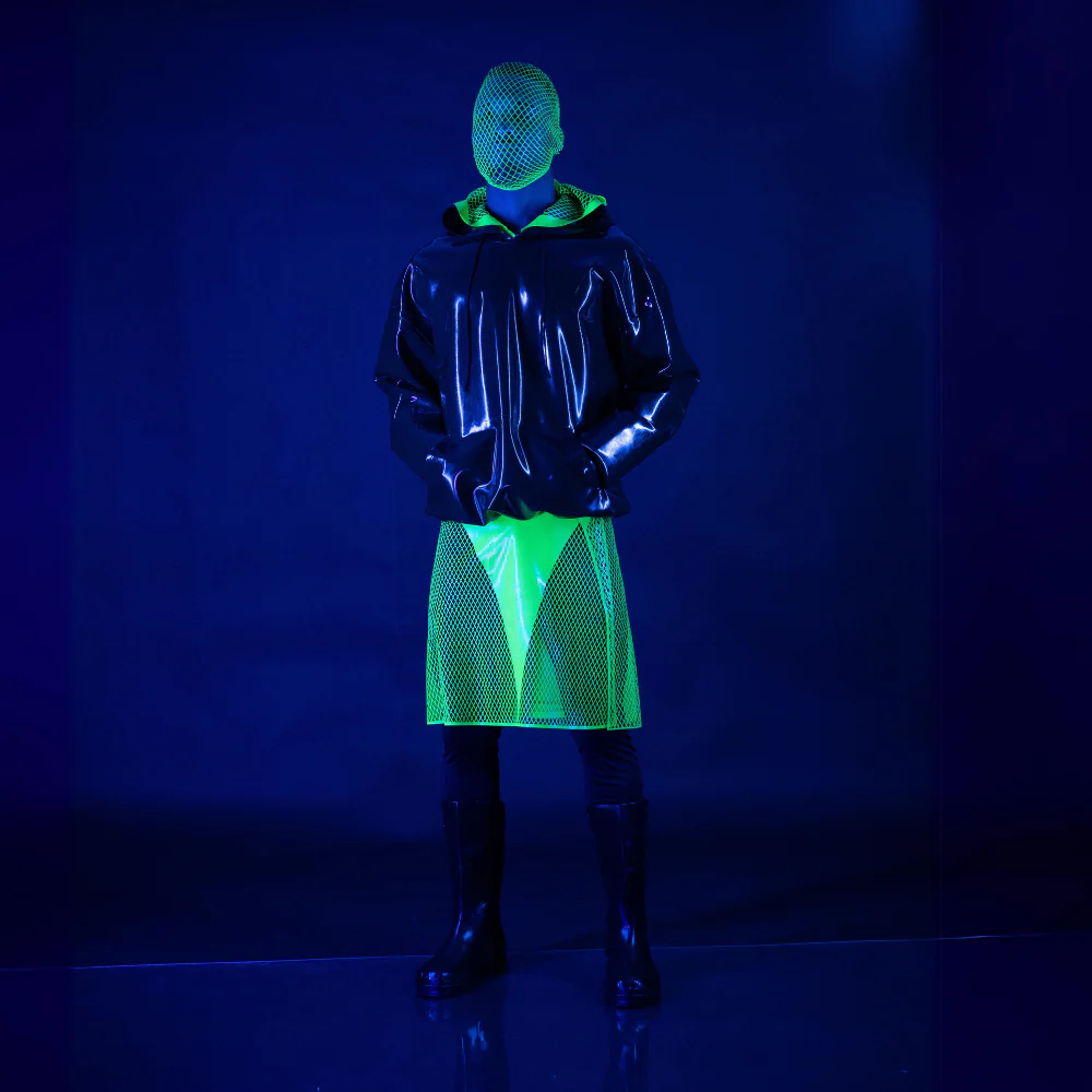 Saturn Fishnet Hoodie - Image 6