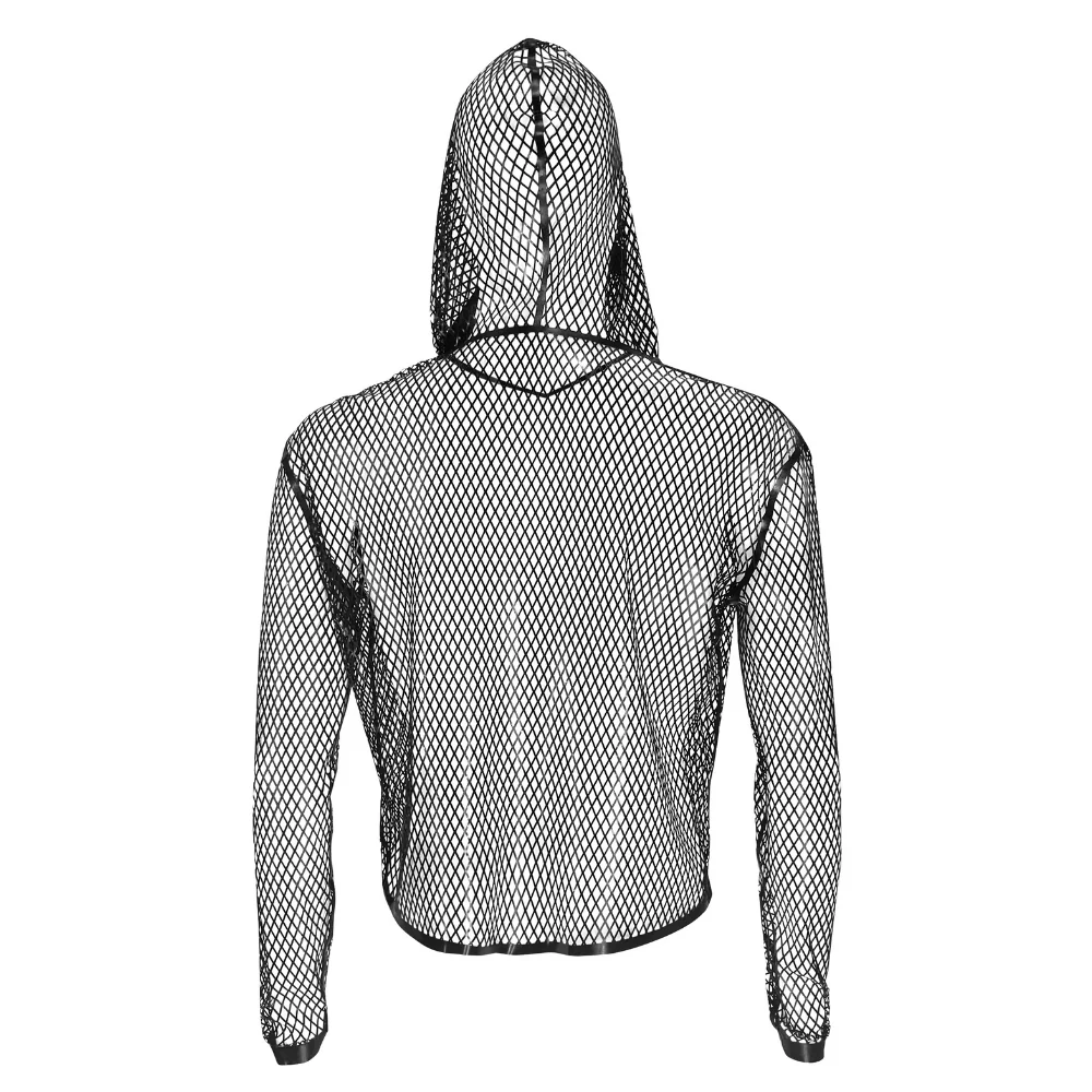 Saturn Fishnet Hoodie - Image 7