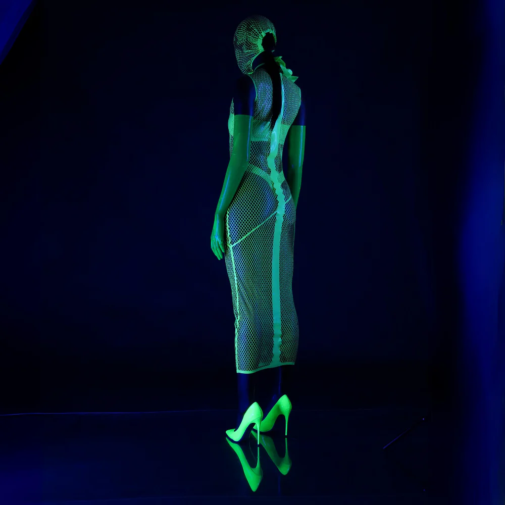 Stellar Fishnet Maxi Dress - Image 3