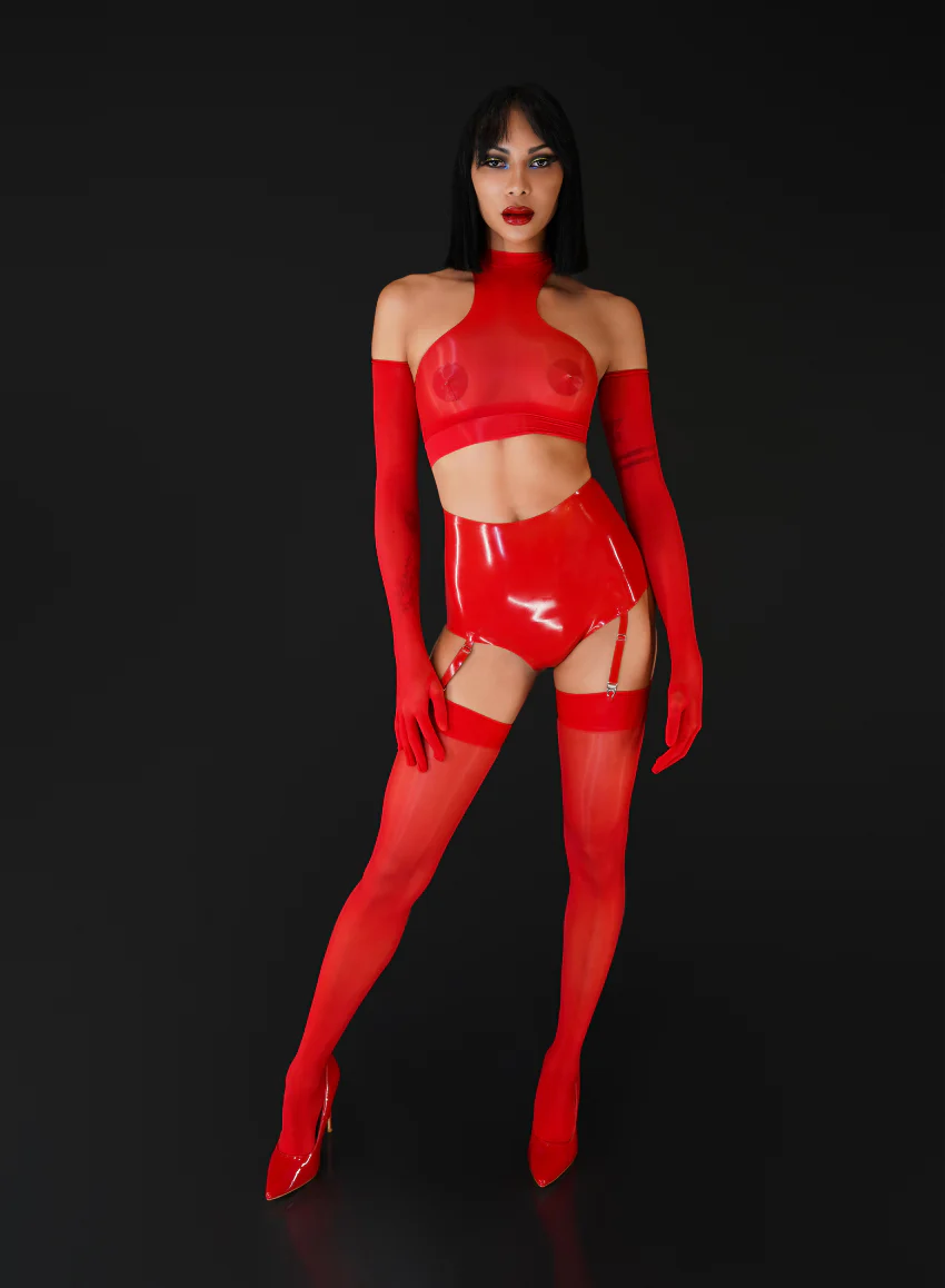 Whisper Stockings - VEX Nylon Edition - READY TO SHIP - Image 12