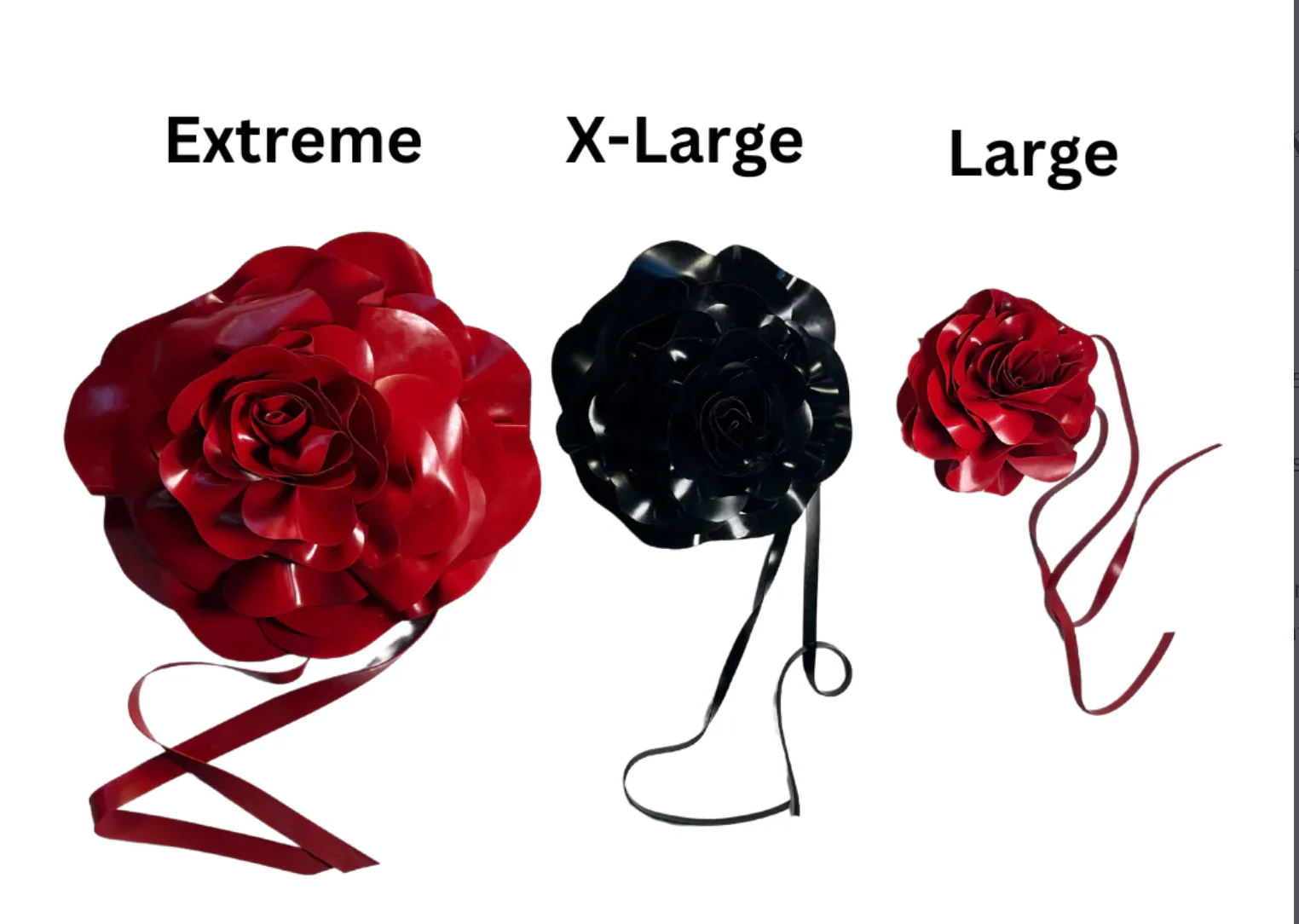 XL Flower Wrap Choker READY TO SHIP - Image 3