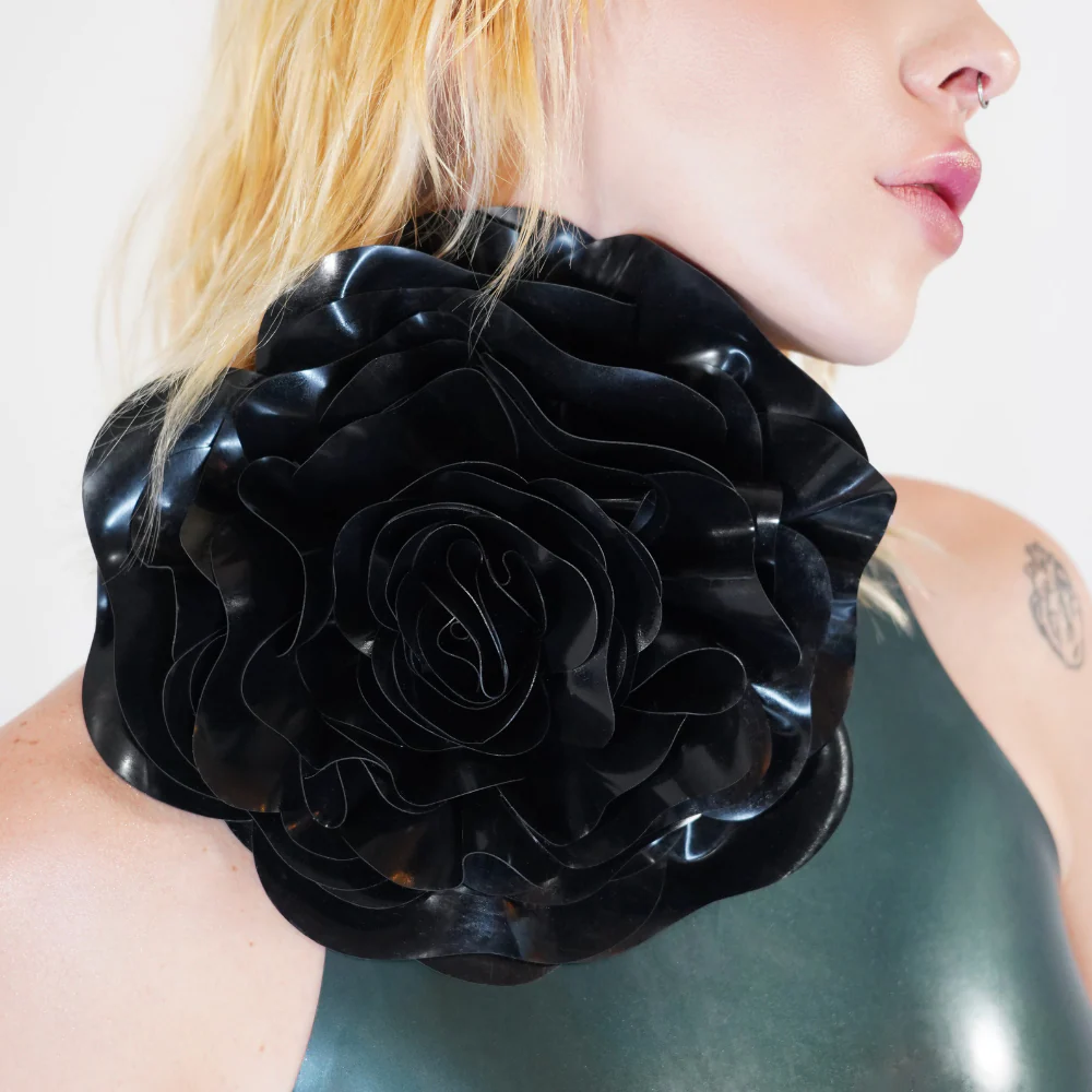 XL Flower Wrap Choker READY TO SHIP - Image 6