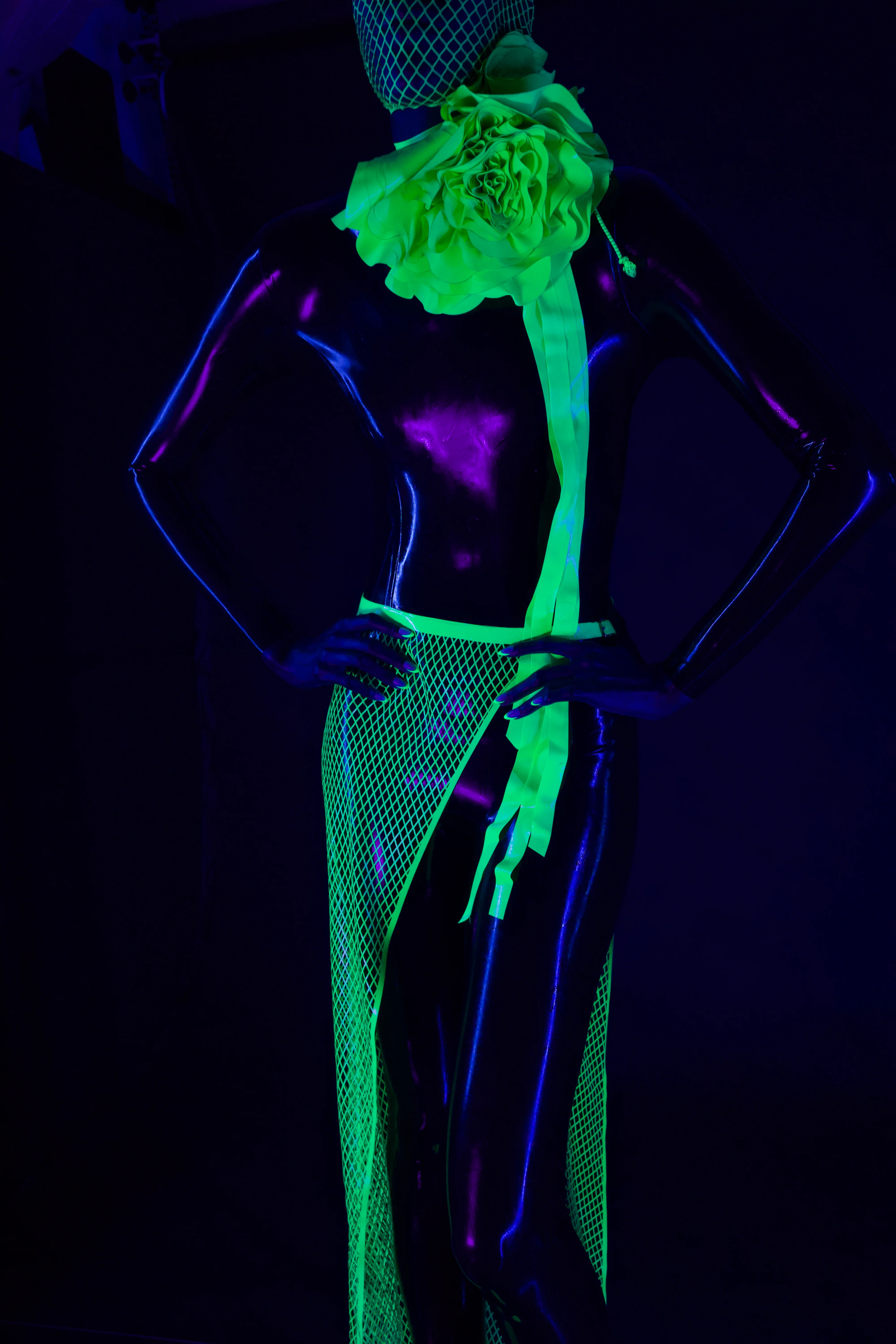 Zodiac Fishnet Wrap Skirt - Image 3